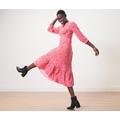 Tchibo - Maxikleid mit Print - Damen - Gr. 38 - pink