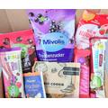 VEGANE Snackbox - Geburtstagsgeschenk für vegane Freunde - Milchfreie Leckereien - Muttertags-Snacks-Paket - Gute Besserung Geschenk -Glutenfrei