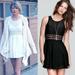 Free People Dresses | Free People Daisy Lace Fit & Flare Black Skater Dress | Color: Black | Size: 2