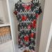 Lularoe Dresses | Lularoe Carly Hi Lo Dress Southwest Roses Nwt | Color: Black/Red | Size: M