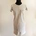 Madewell Dresses | Madewell Shift Dress | Color: Cream/Gray | Size: Xxs