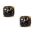 Kate Spade Jewelry | Kate Spade Brilliant Black Mini Glitter & Glee Earrings | Color: Black/Gold | Size: Os