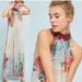Anthropologie Dresses | Anthropologie Marilla Maxi Halter Bhanuna By Jyoti - Size L | Color: Cream/Red | Size: L