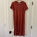 Jessica Simpson Dresses | Jessica Simpson Midi T-Shirt Dress Size Small | Color: Orange/Red | Size: S