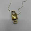 Louis Vuitton Accessories | Authentic Louis Vuitton Gold Brass Lock And Key #316 | Color: Gold | Size: Os