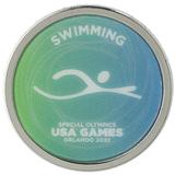 WinCraft 2022 Special Olympics USA Games Swimming Symbol Pin