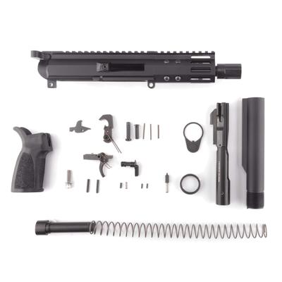 FM Products MIKE-9 9mm Build Kit 10 inch Mil-Spec Rear Charge Black MIKE9K-R54-BT-BUFFERKIT