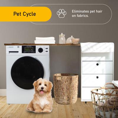 Equator All-in-One Washer Dryer VENTLESS/VENTED PET cycle 1.62cf/15lbs 110V - N/A