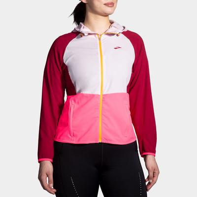 Brooks Canopy Jacket Women's Running Apparel Razzmatazz/Quartz/Hyper Pink