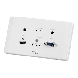 ATEN VE2812AEUT HDMI & VGA HDBaseT Transmitter EU Wandplatte Image