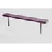 Arlmont & Co. Myran Plastic Park Outdoor Bench Plastic in Indigo | 30.5 H x 72 W x 25.5 D in | Wayfair 5472F288354C4042AB45FAC8EFBC1210