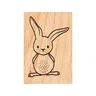 Holzstempel Hase, 2,7 x 4,1 cm