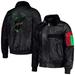 Men's Starter x Ty Mopkins Black Milwaukee Bucks History Month Satin Full-Zip Jacket