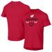 Men's Under Armour Red Wisconsin Badgers Soccer Icon Tech T-Shirt