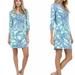 Lilly Pulitzer Dresses | Lilly Pulitzer Print Rossmore Tunic Dress - Size Xs | Color: Blue/Green | Size: Xs