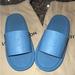 Louis Vuitton Shoes | Authentic Louis Vuitton Monogram Sunbath Flat Mule- Size 38 | Color: Blue | Size: 38