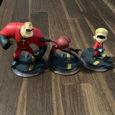 Disney Video Games & Consoles | Disney Infinity The Incredibles Lot Of 3 | Color: Red/Yellow | Size: Os