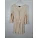 American Eagle Outfitters Dresses | American Eagle Lace Mini Dress Size Xs | Color: Tan | Size: Xs