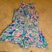 Lilly Pulitzer One Pieces | Lilly Pulitzer Romper - Gently Used | Color: Blue/Pink | Size: Xl 12-14