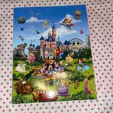 Disney Other | Disneyland Exclusive Trifold Photo Sleve/Folder. Fits 4x6, 5x7 & 6x8 Photos. | Color: Blue | Size: 9x7 Photo Folder