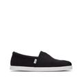 TOMS Men's Black Alp Fwd Recycled Cotton Canvas Espadrille, Size 13