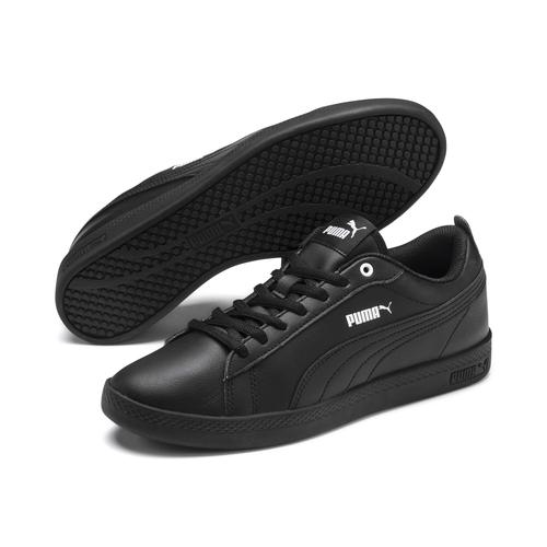 „Sneaker PUMA „“Smash v2 Leder-Sneakers Damen““ Gr. 37.5, schwarz (black) Schuhe Sneaker“