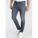 Tapered-fit-Jeans LEVI'S "512 Slim Taper Fit" Gr. 33, Länge 32, blau (medium blue) Herren Jeans Tapered-Jeans