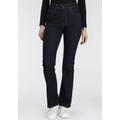 Bootcut-Jeans LEVI'S "725 High-Rise Bootcut" Gr. 28, Länge 34, blau (rinsed denim) Damen Jeans