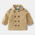 Manteau classique à double boutonnage pour enfants beau coupe-vent printemps automne garçon 2