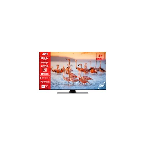 JVC LT-50VU8156 50 Zoll Fernseher / Smart TV (4K Ultra HD, HDR Dolby Vision, Triple-Tuner, Alexa Built-In) – 6 Monate HD+ inklusive