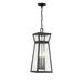 Savoy House Millford 23 Inch Tall 3 Light Outdoor Hanging Lantern - 5-638-BK