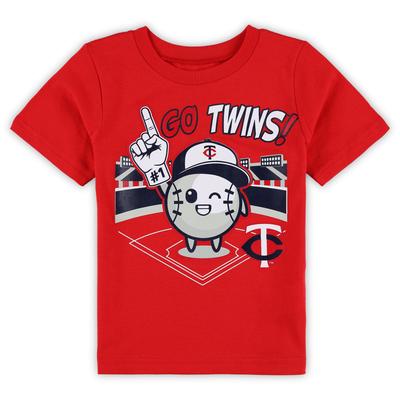 Toddler Red Minnesota Twins Ball Boy T-Shirt
