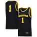 Youth Jordan Brand #1 Navy Michigan Wolverines Icon Replica Basketball Jersey