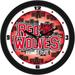 Arkansas State Red Wolves 11.5'' Suntime Premium Glass Face Dimension Wall Clock