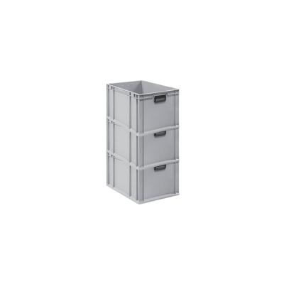 PROREGAL SuperSparSet 3x Eurobox NextGen Portable Duo | HxBxT 32x40x60cm | 65 Liter | Eurobehälter, Transportbox, Box Image