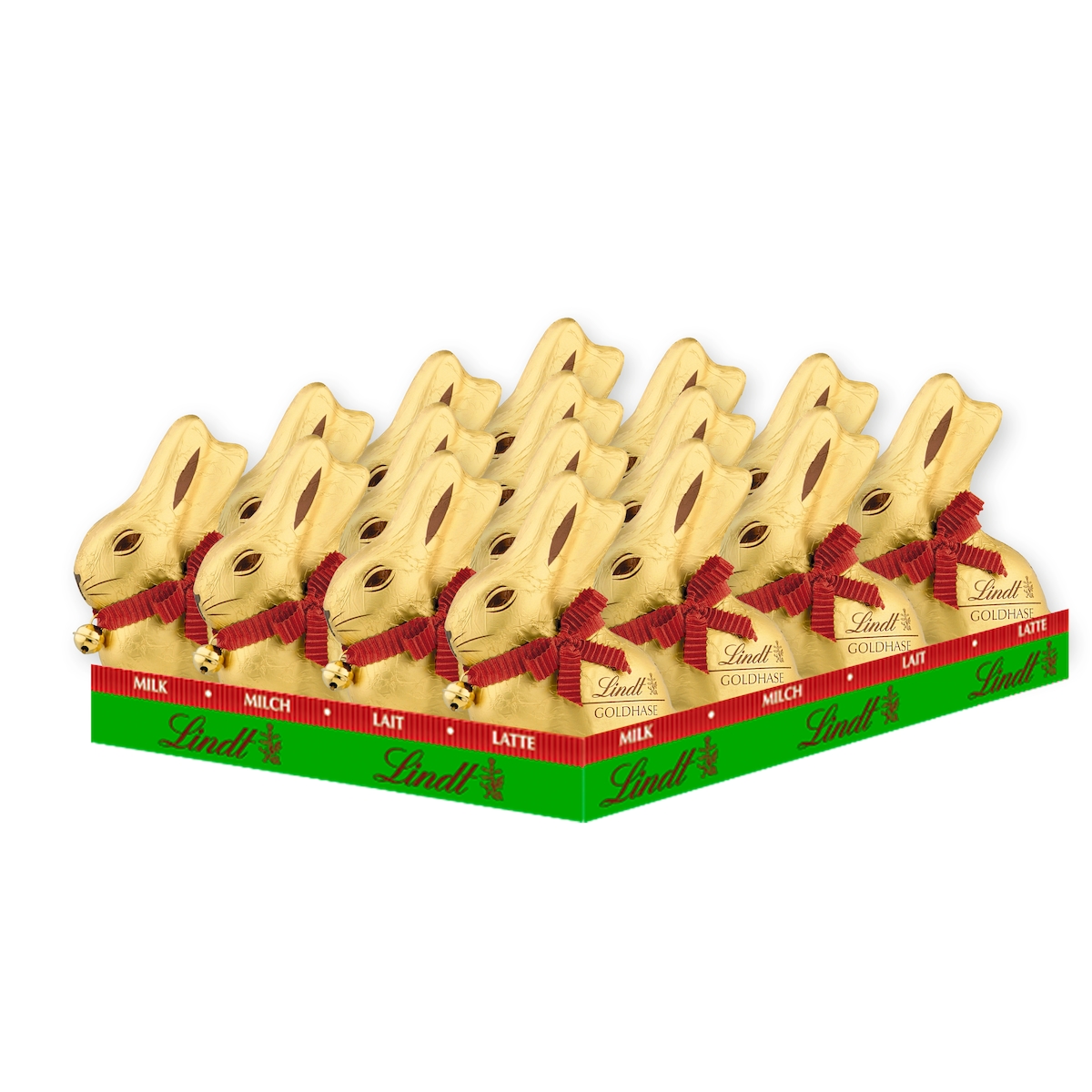 Lindt GOLDHASE Mittel 16 x 100g (1,6 kg) Image