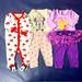 Disney Matching Sets | Baby Disney Bundle 2 Outfits & 1 Pajama Set 6-9months. | Color: Purple/Red | Size: 6-9mb