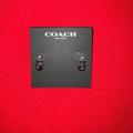 Coach Jewelry | Coach - Signature Crystal Silver-Tone Earrings (Nwt) | Color: Silver | Size: Os