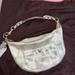 Coach Bags | Coach White Satin Purse. | Color: White | Size: Os