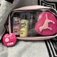 Pink Victoria's Secret Skincare | Brand New Coconut Oil Body Care Travel Pack, Lotion, Body Wash, Oil, Sponge | Color: Black/Pink | Size: Os