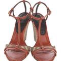 Burberry Shoes | Burbury Classic Plat Shoes | Color: Orange | Size: 7.5