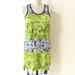 Michael Kors Dresses | Michael Kors Dress Sz S Color Kiwi | Color: Black/Yellow | Size: S