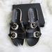 Coach Shoes | Coach Birkenstock Style Sandals- Auth, Size 9.5b- Gently Worn, Lots Of Life Left | Color: Black/White | Size: 9.5