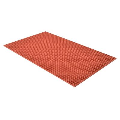 NoTrax T13S0032RD Tek-Tough Anti-Fatigue Floor Mat, Grease Resistant, 3' x 2', 7/8" Thick, Red