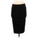 Vince Camuto Casual Skirt: Black Solid Bottoms - Women's Size X-Small