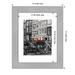 Amanti Art Vista Brushed Nickel Narrow Picture Frame, Photo Frame, Art Frame