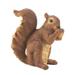 Nibbling Squirrel Garden Statue - 6.75" - Brown and Beige