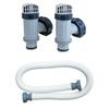 Intex Plunger Valves Replacement Part (2 Pack) and Pool Pump Replacement Hose - 2.15