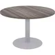 Table ronde 120 cm - Piètement tulipe Aluminium - Plateau Cèdre