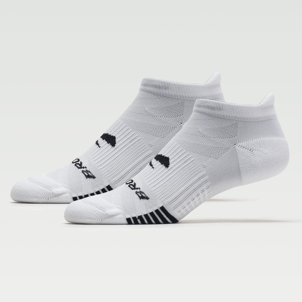 Brooks Ghost Lite No-Show Sock 2-Pack Socks White